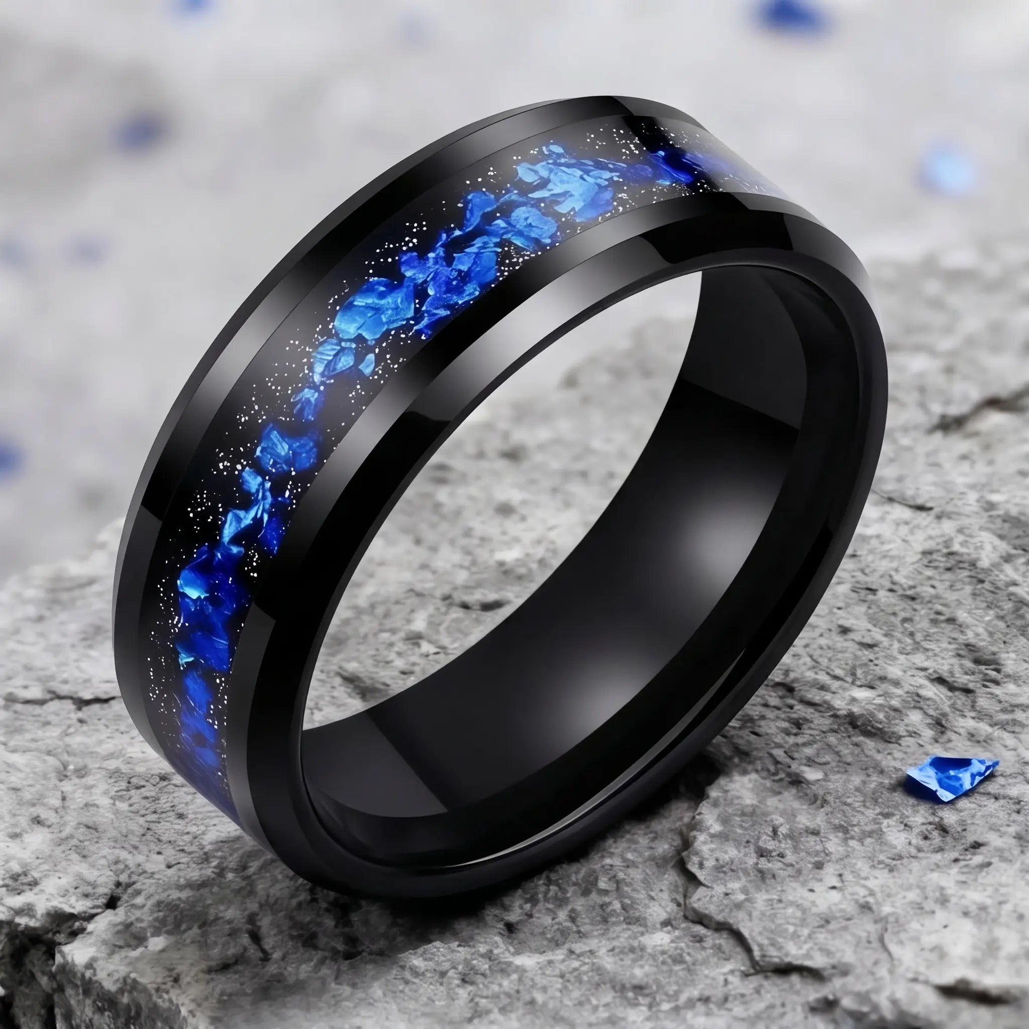 Blue Nebula – Starfall Ring